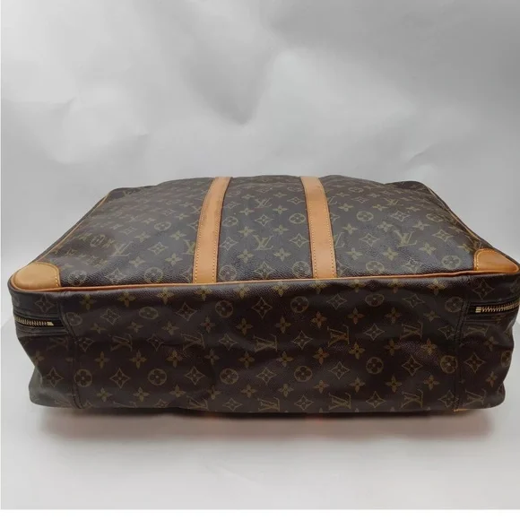 Louis Vuitton Travel Bag Sirius 55 Brown Monogram with Lock & Key - Picture 6 of 15